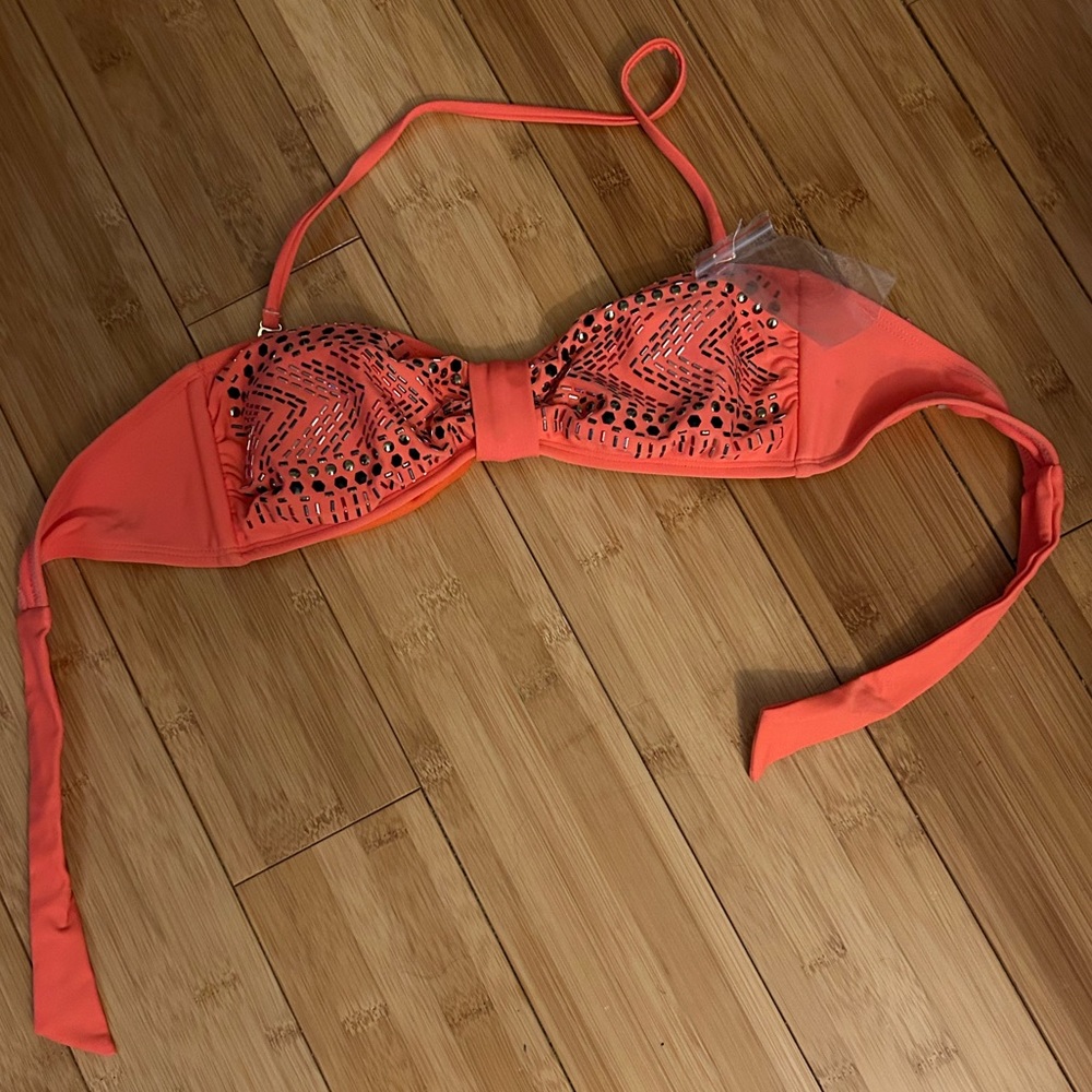 Bandeau Bikini Top w/ Removable Halter Strap by Xhilaration